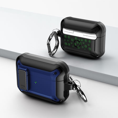 Duo Shield Secure Lock Designed For Airpods Pro With Hook  Blue/Black price history on PriceWatchPro