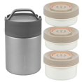 thumbnail image 1 of HLONK 60oz Insulated Food Jar for Hot Food 3 Layer Single Stackable Food Containers Stainless Steel Insulated Food Jar Sealed Hot Food Container for Daily Office and Outdoor Meals, 1 of 10