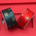 thumbnail image 3 of Cintas navideñas que imprimen cintas decorativas temáticas navideñas de cinta de poliéster para manualidades de regalo, 3 of 5