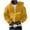 Yellow Hoodie Athletic Jacket for Men, variant on HOOMEUMY Mens Hoodie Athletic Jacket Zipper Design Casual Workout Drop Shoulder Clothes Fashion 2025 Trendy Classic Solid Coat Front Open Jacket Khaki XL