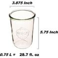 thumbnail image 2 of Set de 2 Frascos de Vidrio Herméticos WECK 3/4 L, 2 of 9