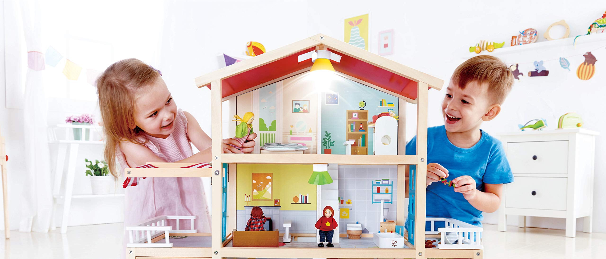 hape doll family mansion