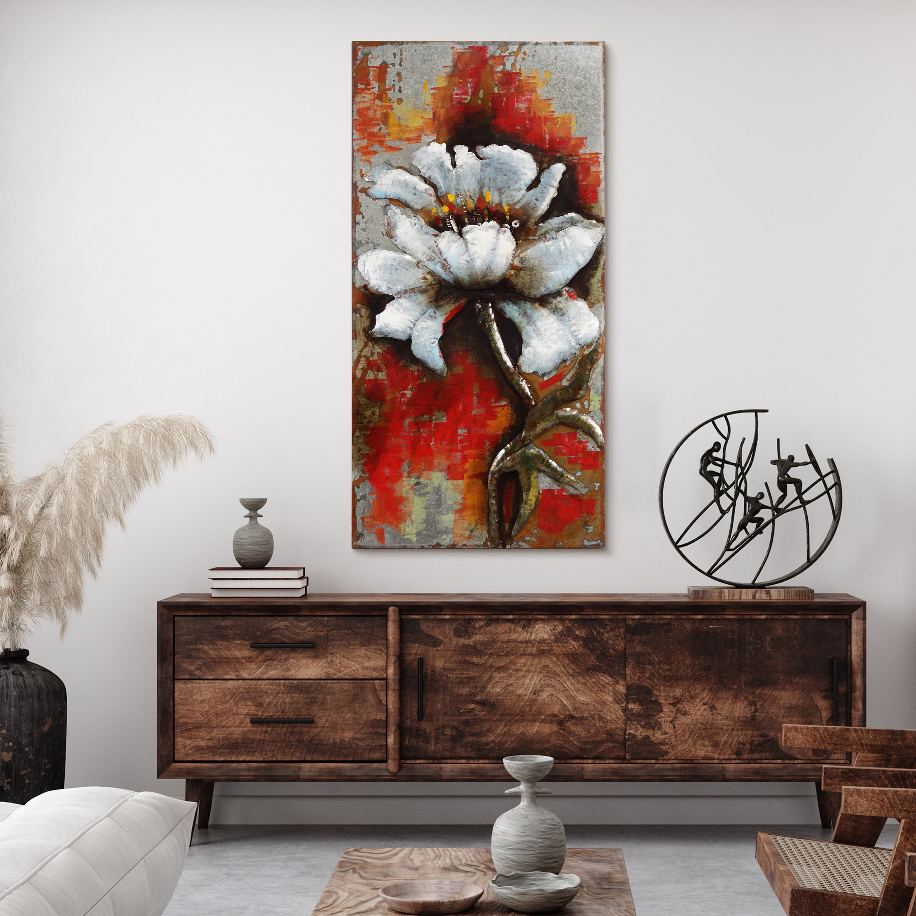 Empire Art Primo Mixed Media Sculpture - Garden Rose 1