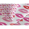 thumbnail image 4 of Ambesonne Lips Quilted Bedspread Set 3 Pcs, Pink and Red Romantic Kisses, Queen Size, Multicolor, 4 of 5