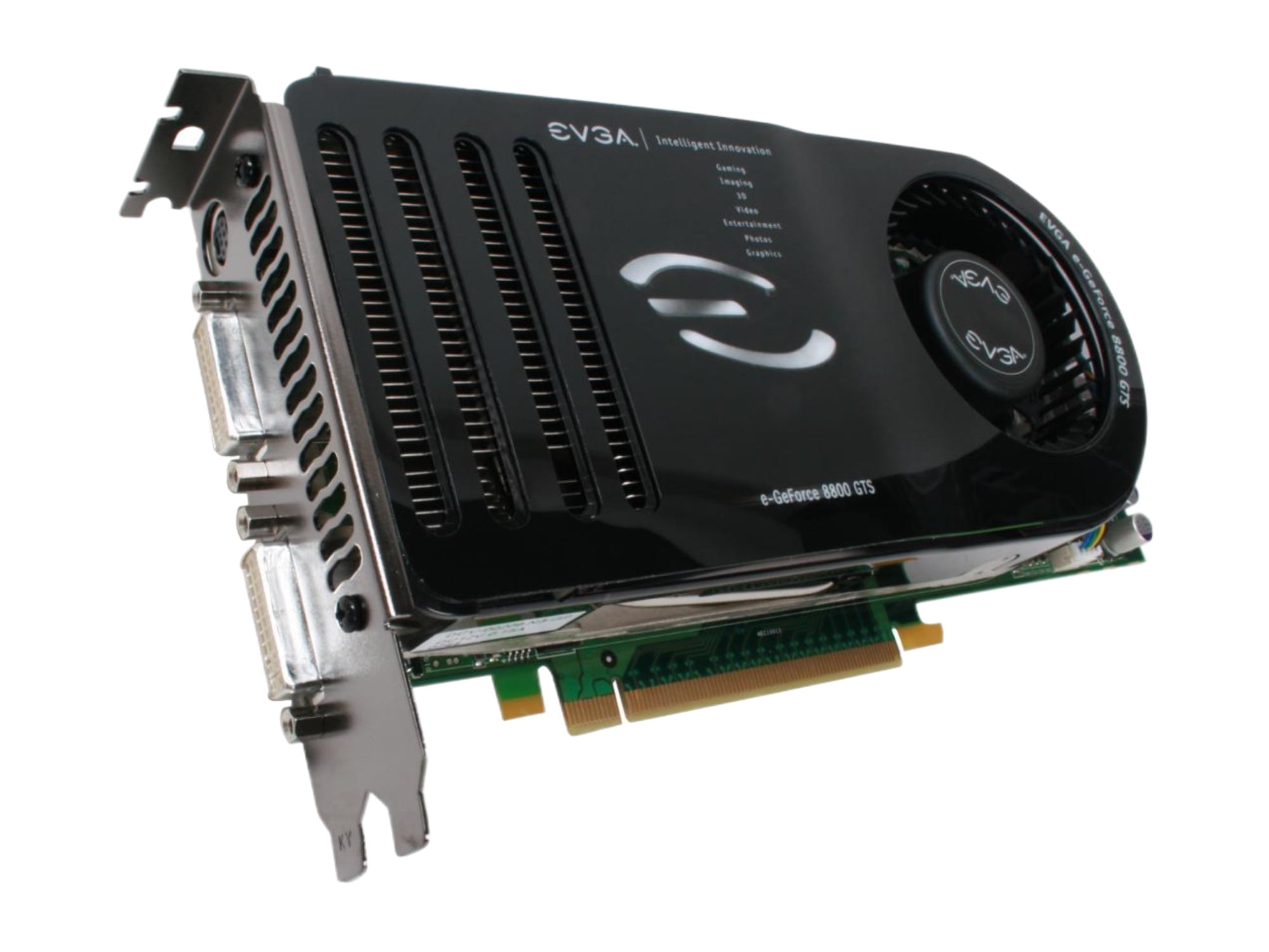 EVGA GeForce 8800 GTS 640MB GDDR3 PCI Express x16 SLI Support Video Card 640-P2-N824-AR