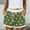 Army Green, variant on POROPL Shorts for Women Summer Fashion Elastic Waist Shorts with Pockets Star Home Sleeper Short