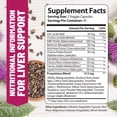 thumbnail image 6 of Advanced Liver Cleanse Detox & Repair Formula with Milk Thistle, Artichoke, Dandelion. USA Made. 512mg, 45-Day Supply, 6 of 10