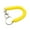 Yellow, variant on Retractable Coil Keychain Spring Key Holder Secure Key Jewelry Elastic Ornament for Workers Students