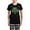 With Checker Pant, variant on CafePress - Trinity Shamrock Women's Dark Pajamas - Women's Short Sleeve Print T-Shirt and Pants Dark Cotton Pajama Set