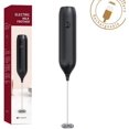 thumbnail image 2 of IDEALDEPOT Milk Frother Handheld Rechargeable Milk Foamer Electric Mini Drink Mixer with Stainless Steel Whisk for Coffee, Cappuccino, Lattes, Frappe, and Hot Chocolate,, 2 of 3