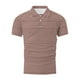 thumbnail image 5 of Blusa y camisa de manga corta con cuello vuelto para hombre, blusa de manga larga con solapa y botones estampados, blusa de poliéster para hombre, 5 of 5