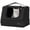 Black, variant on PETSFIT Portable Cat Litter Box,Covered Travel Litter Boxes for Cats,Machine Wash,Leak-Proof, Foldable ,Black
