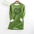 thumbnail image 4 of Birdeem Chemise Décontractée à Manches Régulières Imprimée Mode pour Femmes Hiver Ample Vacances Col Rond, 4 of 12