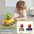 thumbnail image 3 of LYINGF Press to Go Car Toys for Toddlers 1-3, Animal Friction Car Toys for 1+ Year Old - First Birthday Gift Set for Boys Girls 12-18 Months, Go Baby Vehicles, 3 of 6