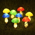 thumbnail image 5 of 8-Pack Solar Mushroom Lights for Garden Decor, 8 Modes Waterproof Outdoor Garden Mushroom Lamp, Multi-Colored Solar LED Fairy Lights for Christmas Halloween Yard Lawn, 5 of 11