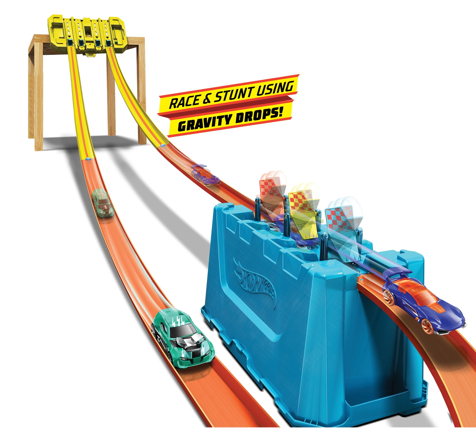 hot wheels gravity track