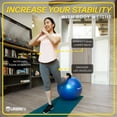 thumbnail image 2 of Pelota de ejercicio URBNFit 66 cm antiestallido para yoga y pilates, 2 of 9