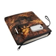 thumbnail image 2 of HELLHERO Dachshund Leaf Pattern Retro Book Protector with Pocket Book Protection Polyester Fabric for Teachers Textbooks Bag Waterproof 8.66 x 11.42, 2 of 8