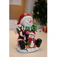 thumbnail image 1 of Indoor Christmas Decor Snowman Penguin Ornament W/LED Lights Battery Operated Indoor Use Only, 1 of 7