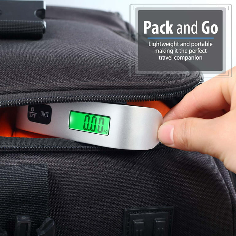 110lb/50kg Portable Digital Luggage Scale LCD Display Backlight