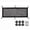 Black, variant on Homerr Under Desk Storage Bag Cable Management Net Privacy Mesh Cord Manager Under-Desk Wire Net Large Capacity Easy to Install Cord Organizer Net Office Desktop Cable Organizer