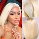 thumbnail image 1 of Peluca HELLOSH 613 Blonde Bob, 30 cm, cabello humano, densidad 200, 1 of 6