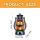 thumbnail image 3 of Linterna de calabaza decorativa de Halloween Uanit, calabaza decorativa de Halloween, vela electrónica de plástico de Pascua vintage, calabaza de mano galvanizada, viento americano, 3 of 8