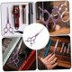 thumbnail image 2 of Tijeras de peluquería profesionales de 6,5 pulgadas, de acero inoxidable, para uso en salones de belleza y en el hogar., 2 of 5