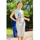 thumbnail image 5 of Vestido PRETTYGARDEN Bodycon Midi sin Mangas Blanco Talla S, 5 of 6