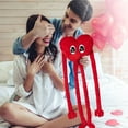 thumbnail image 5 of 31.49Inch Valentines Stuffed Animals Big Red Heart with Arms and Legs, Ultra-Soft Heart Shape Plush Toy Pillow for Valentine's Day Birthday Christmas Holiday Gifts, 5 of 5
