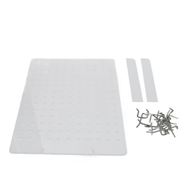 Acrylic Pegboard Display Stand Transparent Jewelry Organization Craft Show Peg Board Rack Stand for Earrings