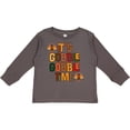 thumbnail image 3 of Inktastic Thanksgiving Gobble Time Turkey Boys or Girls Long Sleeve Toddler T-Shirt, 3 of 5
