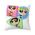 thumbnail image 1 of Funda de almohada súper suave de Las Chicas Superpoderosas con cremallera para dormitorio, sofá, sillón, fundas de almohada mullidas y acogedoras para todas las estaciones, almohada cuadrada, 1 of 8