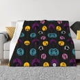 thumbnail image 1 of Goofa The Nightmare Before Christmas Pattern Fleece Throw Blanket for Couch, Soft Checkered Flannel Blanket for Sofa, Warm Cozy Decorative Blanket Fall Decor Gift-50"x40", 1 of 6
