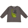 thumbnail image 3 of Inktastic I Love my Mom with Baby and Mommy Brontosaurus Boys or Girls Long Sleeve Toddler T-Shirt, 3 of 5