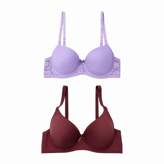 Brassier Secret Treasures para Mujer, Encaje, Multicolor Talla 36B 2 Piezas