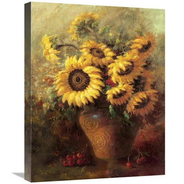 20 x 24 in. Marias Sunflowers Art Print - Walt