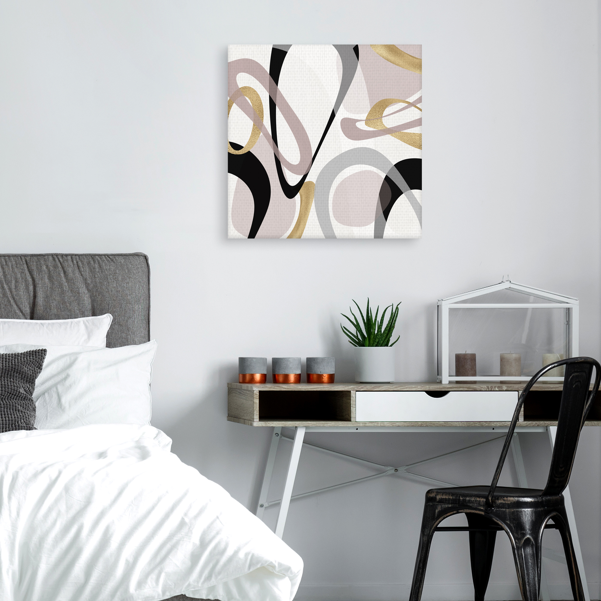 Tumbled Golden I by Susan Jill Canvas Art Print