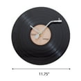 thumbnail image 5 of Perfect Solutions Glass Disk Wall Clock - Vinyl Record, 5 of 5