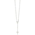 thumbnail image 2 of Sterling Silver Polished Rosary Necklace QH2393, 2 of 2