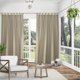 thumbnail image 2 of Exclusive Home Curtains - Par de Cortinas de Polipropileno Belga, Marrón Topo, 54x108, 1, 1, 2 of 20