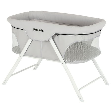 Dream On Me Traveler Portable Bassinet - Cloud Gray
