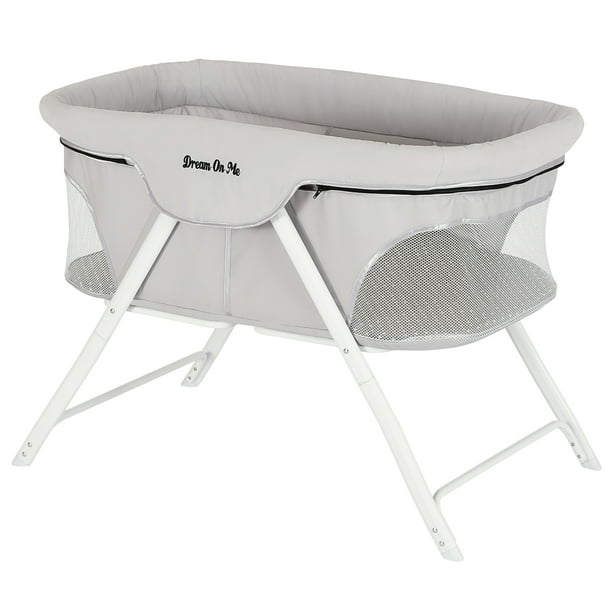Dream On Me Traveler Portable Cloud Gray