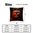 thumbnail image 5 of Halloween Velvet Throw Covers Pillows with Unique Patterns - Set of 2 Decorative Pillow Inserts in 16x16, 18x18, 20x20 Inches for Home Decor and More, 5 of 6