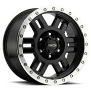 Vision Off-Road Manx 17x8.5 6x139.7 0et Gloss Black Machined Lip Wheel