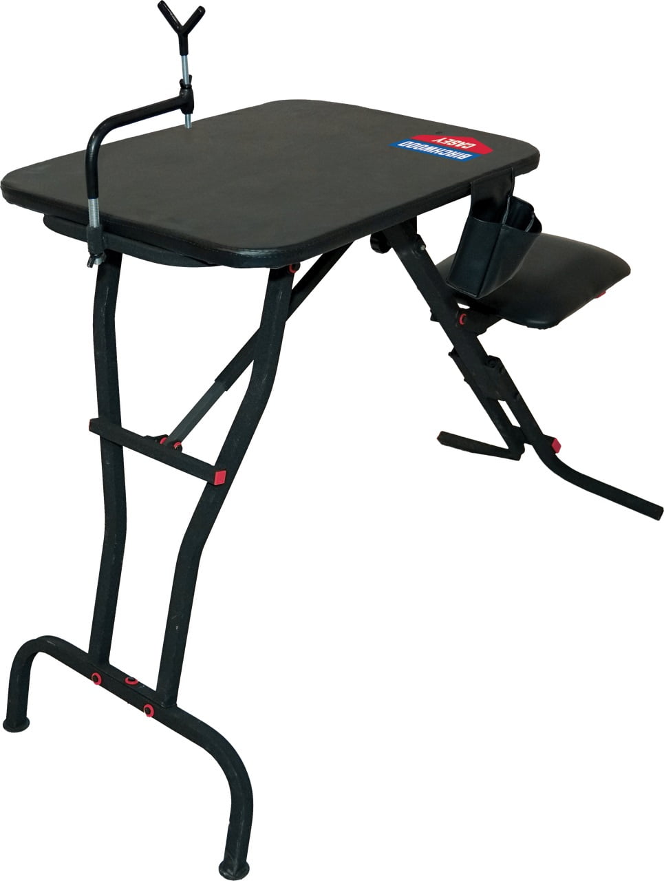 Details about   Folding Shooting Bench 300lbs Seat Height Adjustable Table Gun Rest Lightweight 