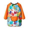 thumbnail image 5 of Kiijoy Kids Long Sleeve Art Smock Child Waterproof Painting Apron with Pocket, Sizes 4-6, 5 of 5