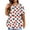 #A14-White, variant on XADYUY Plus Size 4th Of July Tshirts for Women Stars Stripes Print Patriotic Tunic Shirts Dressy Crewneck Short Sleeve Shirt Summer Independent Day Tunic Tops,2XL Navy