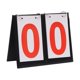thumbnail image 4 of Marcador de mesa Scorekeeper voltea hasta 99 puntos Tablero de puntuación para competencia, Blanco, 4 of 9