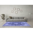 thumbnail image 3 of Ahgly Company Indoor Round Persian Blue Traditional Area Rugs, 8' Round, 3 of 4